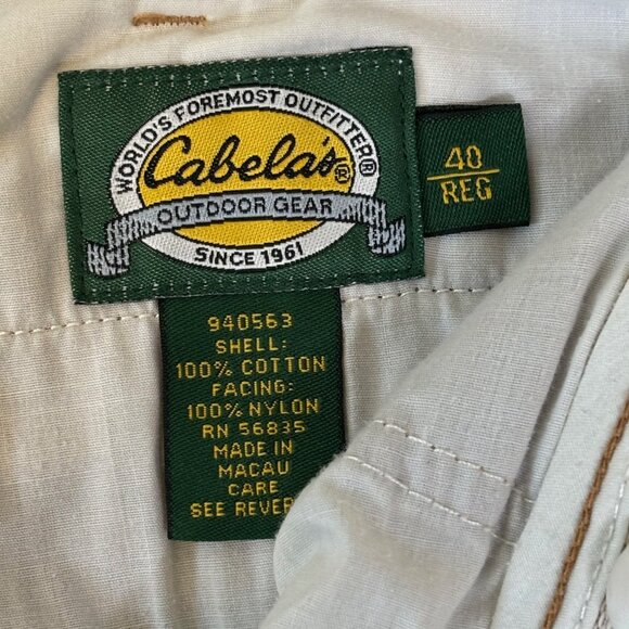 Cabela's Upland Traditions Pants men's 40 Regular Brown Outdoor Field Hunting - Picture 7 of 9